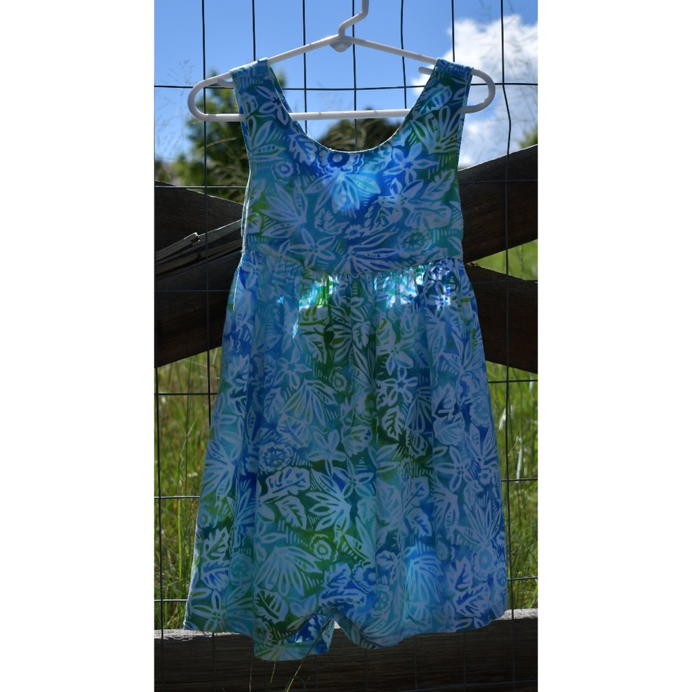 Blue Ginger Girl's Hawaiian Resort Dress